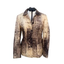 Batik, 100 SILK, Vintage Blazer, Blazer, Women's Jacket, Fitted Jacket