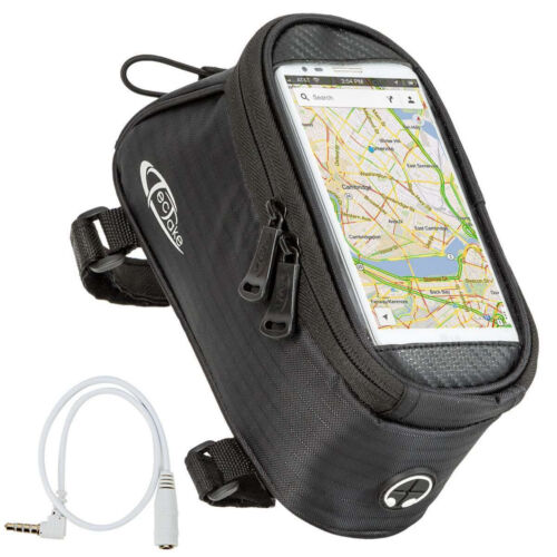 Fahrrad Tasche M Rahmentasche Handy E Bike Oberrohrtasche Smartphone Bag schwarz - Bild 1 von 8