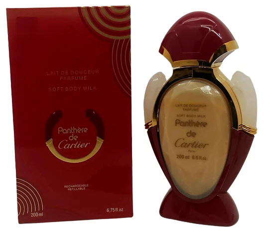 ❤️PANTHERE de Cartier Refillable SOFT BODY MILK Original 6.75 OZ 200ML.