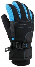 GORDINI AQUABLOC III JUNIOR SKI / SNOW GLOVE, BLACK/ PINK, YOUTH LG - WATERPROOF