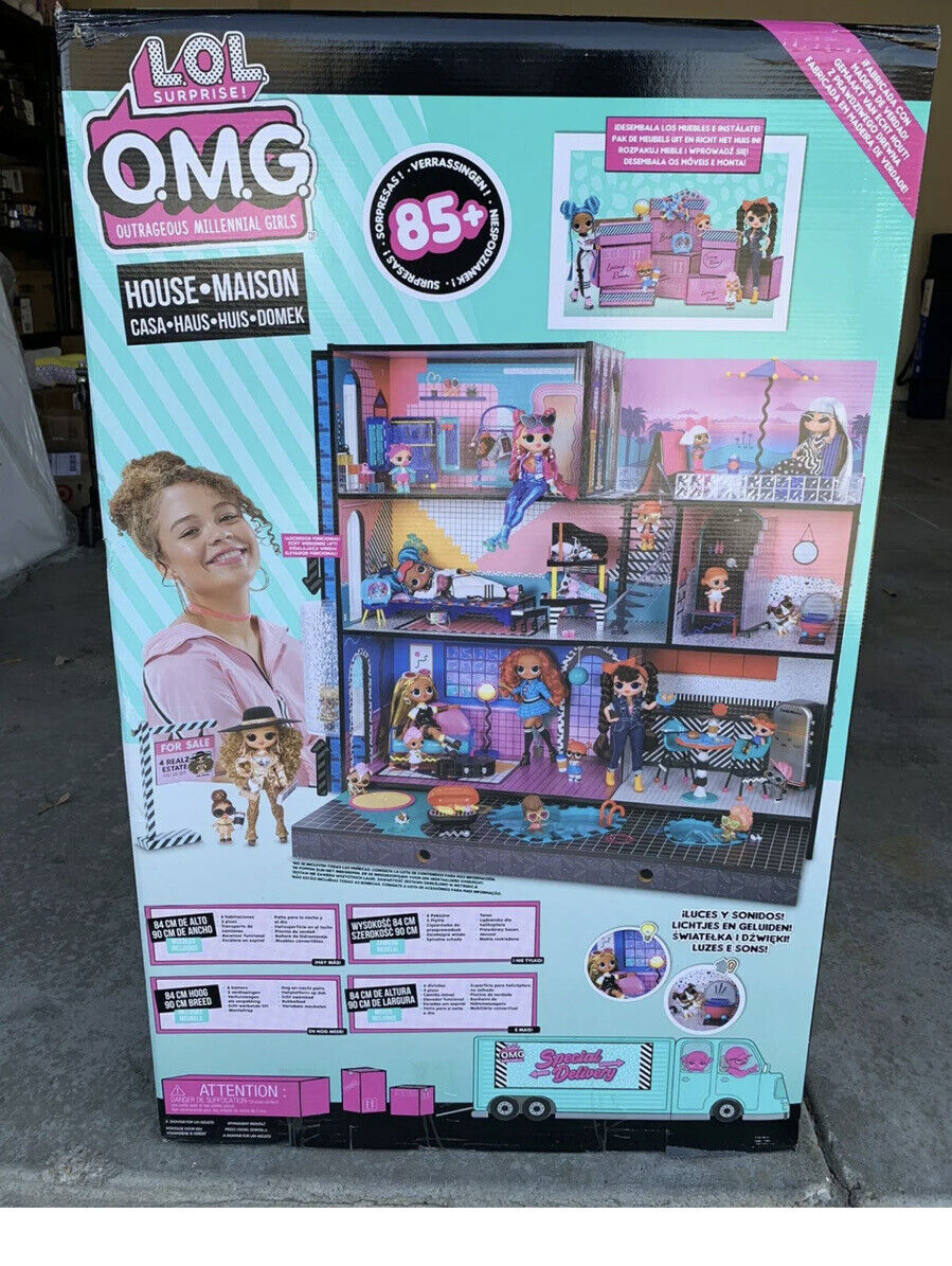 Best Buy: L.O.L. Surprise! O.M.G. House – New Real Wood Doll House with 85+  Surprises 570202