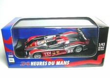 Audi R10 TDI No. 3 LeMans 2008 1:43 IXO Diecast With Box & Acrylic Display
