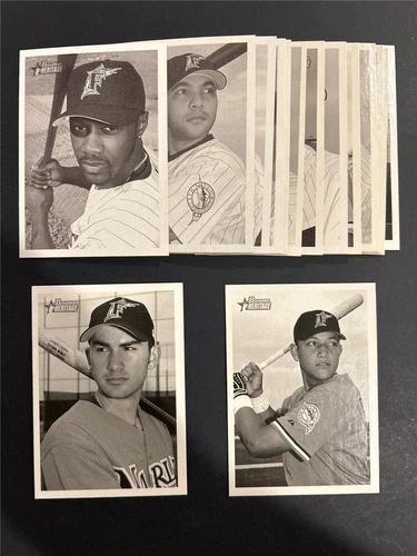 2001 Bowman Heritage Florida Marlins Team Set 15 Cards With SP Miguel Cabrera