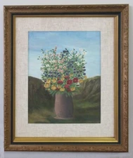 Andre Bauchant (France 1873-1958) Original Oil Painting on Canvas Signed Framed