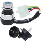 Ignition Key Switch Go Kart ATV UTV 5 Pin Wire Chinese 50cc 150cc 250cc Sunl