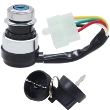 Ignition Key Switch Go Kart ATV UTV 5 Pin Wire Chinese 50cc 150cc 250cc Sunl