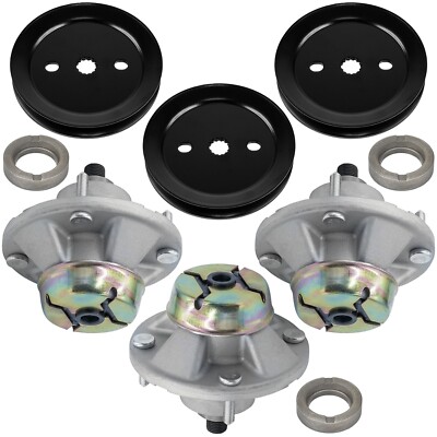 3 Spindle Assembly W/Pulley 48'' For John Deere LX289 X320 X324 X340 / AM144377