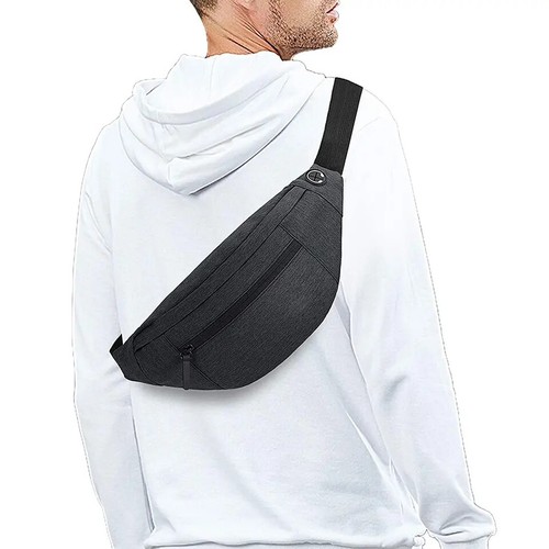 M7 Bandolera Riñonera Bolso para Teléfono con 4 Bolsillos con Cremallera Manos Libres Carteras Paquete de Cintura - Imagen 6 de 21