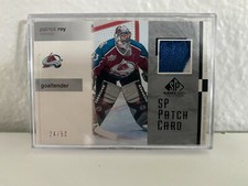 2001-02 Upper Deck SP Game Used Patch Card 2-Color - Patrick Roy 24/50
