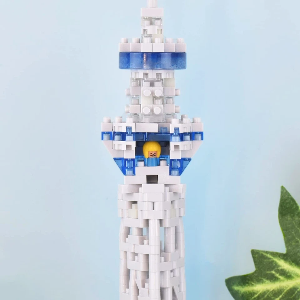 New Nanoblock Tokyo Skytree 600Pcs Japan Landmark Series NBH_229 from Japan - Image 3 of 4