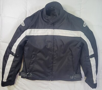 X Element Advanced W/PADS Motorcycle Gear Black Biker Jacket XXL Zip Out Liner 