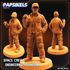 Space Crew Engineering Technician Papsikels Miniature Alien
