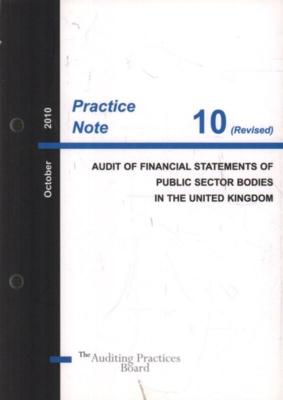 Practice Note 10 Audit Of Financial Statements Of Public Sector Bodi-VG