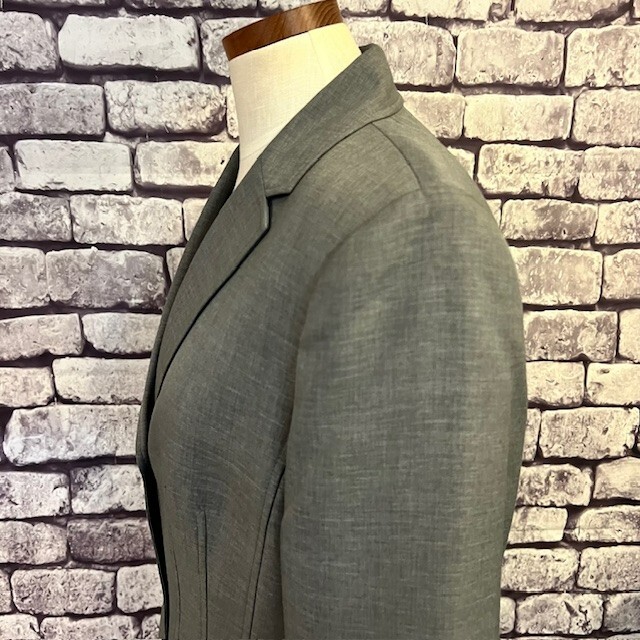 Kasper Gray Button Down Long Sleeve Jacket Size 1… - image 5