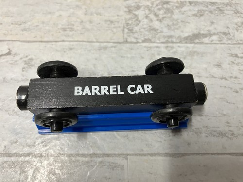 Vagón de barril Thomas el tren ferrocarril de madera licitación azul plástico amigos carga - Imagen 5 de 7
