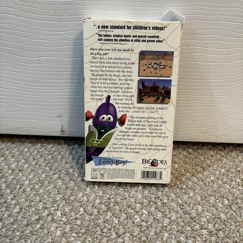 VHS VeggieTales - Dave And The Giant Pickle (VHS, 1996) Episode 5 - Religious - Picture 3 of 3