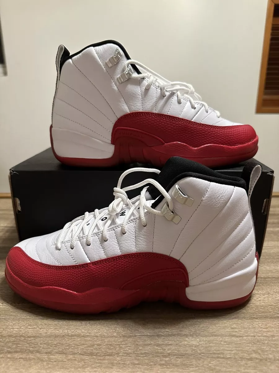 Size 6.5y Nike Air Jordan 12 Retro Cherry Red 153265 116 GS In Hand Brand New
