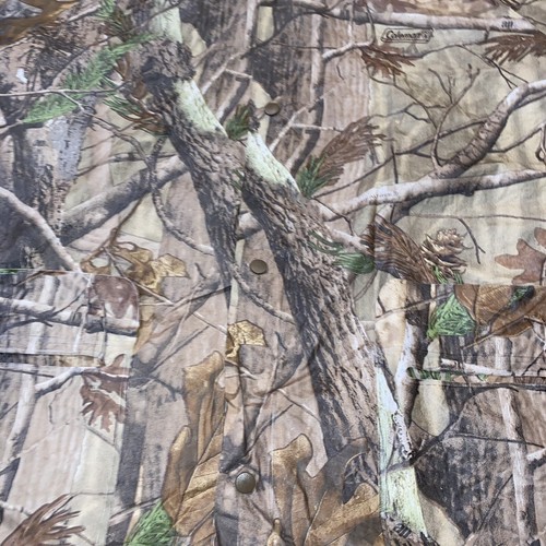 Coleman X Realtree Polyvinyl Button Up Rain Jacket Men Size XL Camouflage - Picture 8 of 11