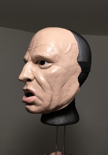 Stalker Face Mask Ghost jason freddy Clown Vampire Myers Prop Replica - Picture 4 of 7