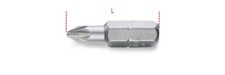 Image of Beta Tools 861 PZ 1x 1/4" Hex Drive Pozidriv® Bit PZ2 x 25mm | 008610305