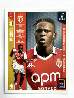 2024 The Kings Of Soccer 3R Sticker #283 WILFRIED SINGO AS Mónaco