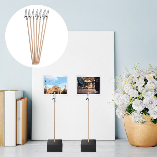 100 Pcs Table Number Stands Table Name Holder Photo Holders Tables
