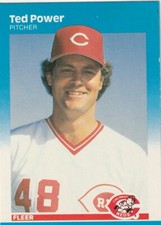 FREE SHIPPING-MINT-1987 Fleer Ted Power #210 REDS PLUS BONUS CARDS