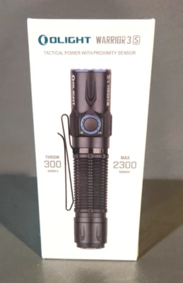 Olight Warrior 3S 2300 Lumen EDC Tactical Pocket Flashlight Handheld for Outdoor