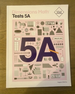 Dimensions Math 5A Tests Singapore Brand New Book