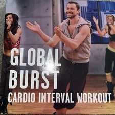 Zumba Global Burst Cardio Interval DVD Dance Fitness 2015 Workout NEW