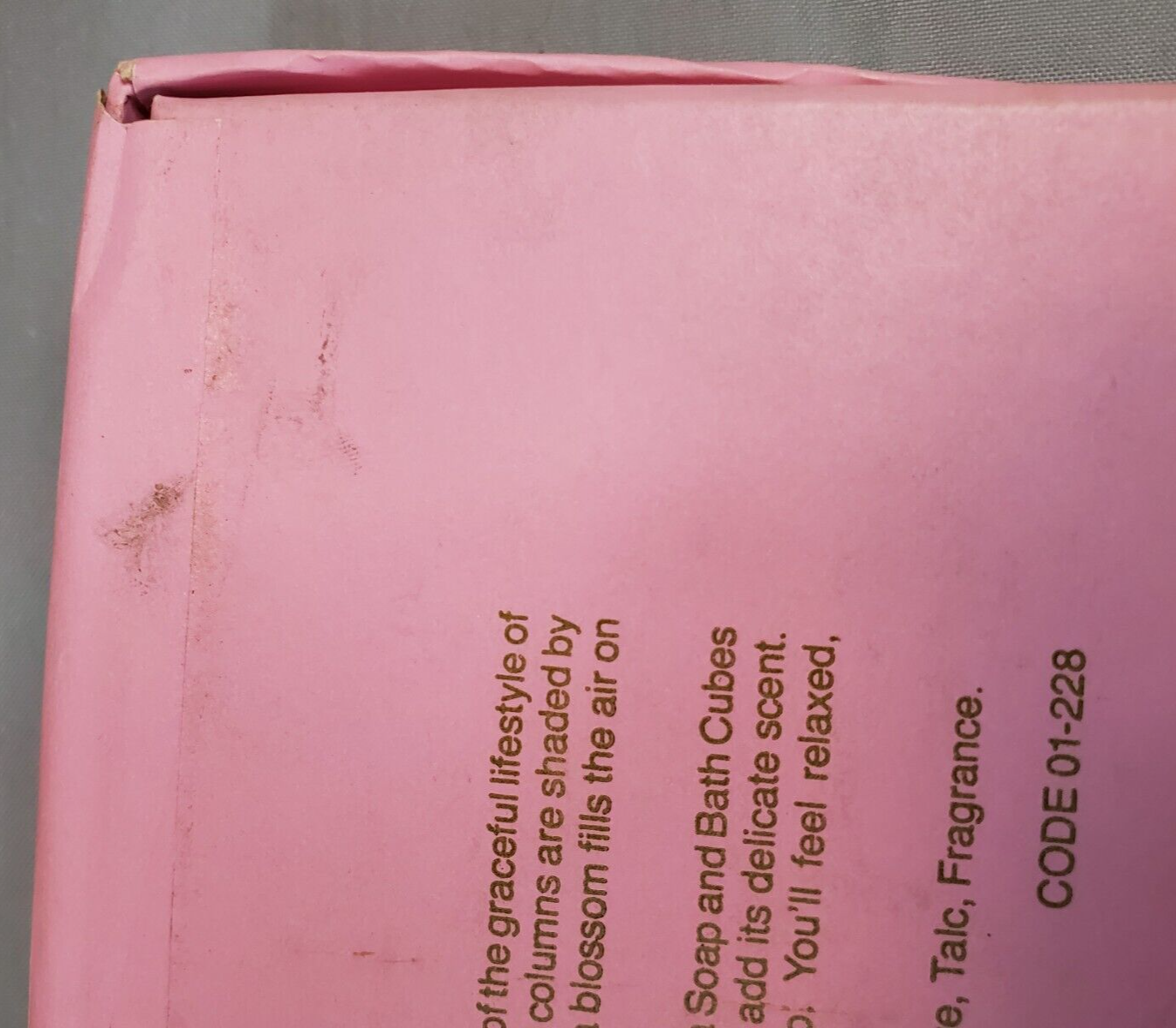 Ben Rickert Camellias Soap Cakes and Bath Cubes Pink Vintage Vanity Set