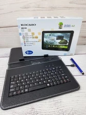 Kocaso Tablet Keyboard Stylus and Case Bundle