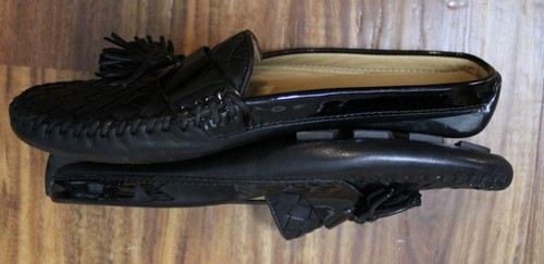 Robert Zur Black Tassel Loafer Mule Slide - Picture 7 of 8
