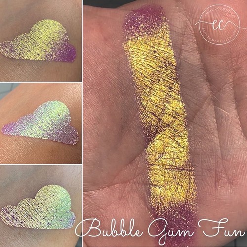 Bubble Gum Fun - Textured Multichrome Shimmer Eyeshadow - Picture 3 of 6
