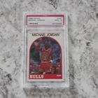 NBA Hoops 1989 Michael Jordan #200 PSA 9 Chicago Bulls Basketball Card