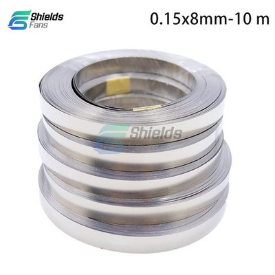 0.1~0.2mm thickness Nickel Plated Steel Strap Sheet For Battery Spot Welder 10m