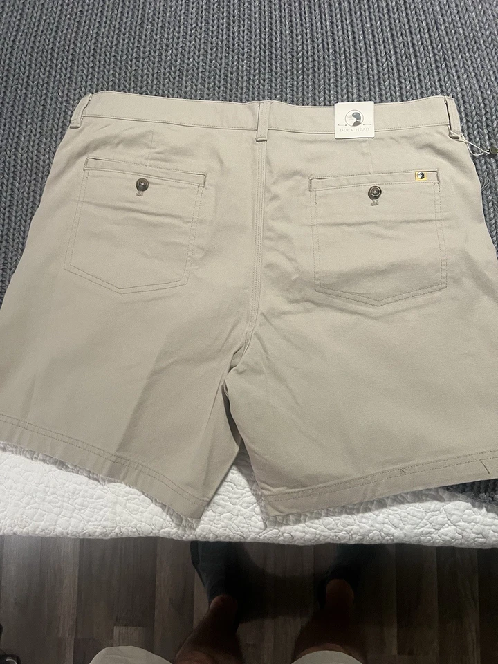 Мужские лагерные шорты Duck Camp 7 дюймов хаки талия 38  - Изображение 2 из 4