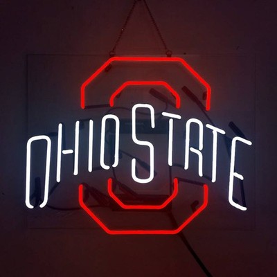 US Stock Ohio State Map Neon Sign 19''x15'' Beer Bar Pub Wall Decor Artwork Gift