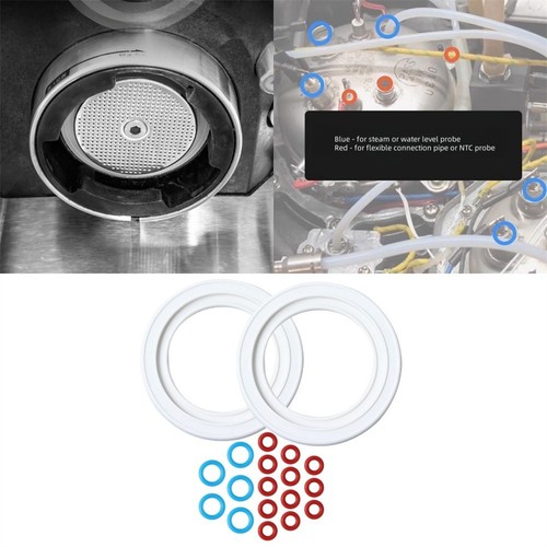 Für Breville Kaffeemaschine Wartung 19-teiliges Silikon O Ringe und Dichtungen - Bild 4 von 12