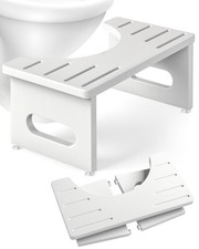 Squatting Potty for Adults, Foldable Stool Squat Adult, No Assembly Required,...