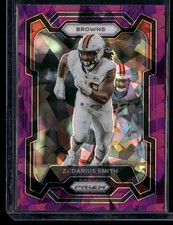 2023 Panini Prizm Zadarius Smith Purple Ice Prizm 149/225 #199 Cleveland Browns