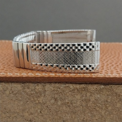 #ad 17.2mm JB Champion Stainless Steel Unused Classic 1960s Vintage Watch Band $80.00