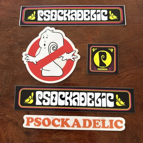 5 PSOCKADELIC SKATEBOARD STICKERS