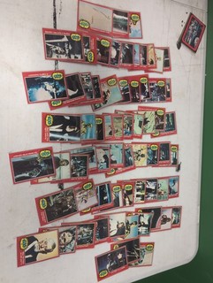 1977 topps star wars 2nd series red set 66 cards complete
