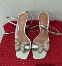 Raye Addyson Heel In Silver Size 9