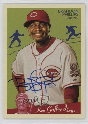 2008 Upper Deck Goudey Graphs Brandon Phillips #GG-BP Auto 2k3