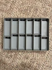 Vintage 1977 Star Wars Kenner Carrying Case Tray GRAY Action Figure w/ stickers