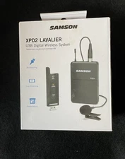 Samson XPD2 Lavalier USB Digital Wireless System Black, NIB 