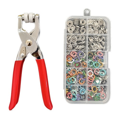 Plastique Bouton-Pression Clous Éléments De Fixation Avec Presse Pinces