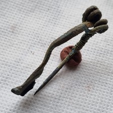 Iron Age Celtic bronze La Tene Type Fibula / Brooch circa 400 BC